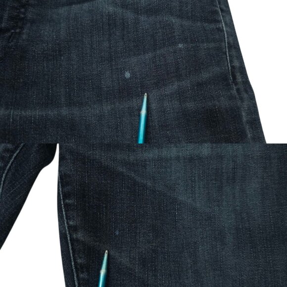 American Eagle Extreme Flex Slim Jeans Mens 30x31 READ Dark Wash Mid Rise - Picture 7 of 16